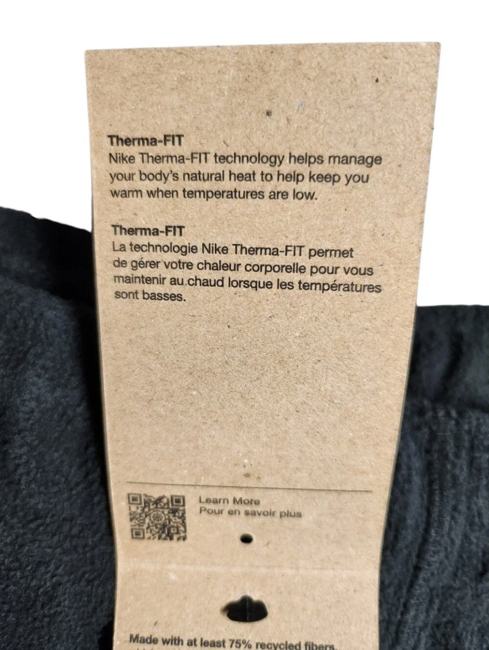 Nike Therma-FIT One Women's Loose Fleece Pants Black Large MSRP $80